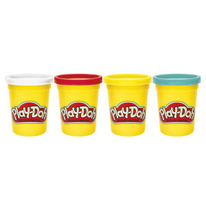 Пластилін Набір для творчості HASBRO Play-Doh 4 баночки (B5517 / B6508) Пластилін Набір для творчості HASBRO Play-Doh 4 баночки (B5517 / B6508)