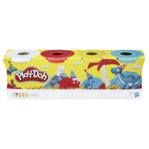 Пластилін Набір для творчості HASBRO Play-Doh 4 баночки (B5517 / B6508)