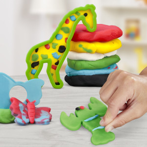 Пластилін Набір для творчості HASBRO Play-Doh Основи (E8530 / E8535) – Fundamentals Animals Пластилін Набір для творчості HASBRO Play-Doh Основи (E8530 / E8535) – Fundamentals Animals