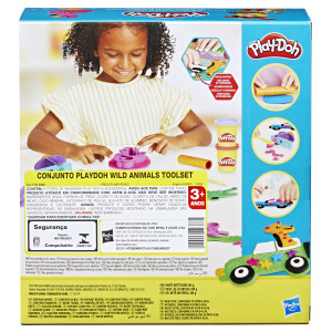 Пластилін Набір для творчості HASBRO Play-Doh Сафарі (F7213) Пластилін Набір для творчості HASBRO Play-Doh Сафарі (F7213)