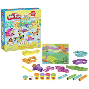 Пластилін Набір для творчості HASBRO Play-Doh Сафарі (F7213) Пластилін Набір для творчості HASBRO Play-Doh Сафарі (F7213)
