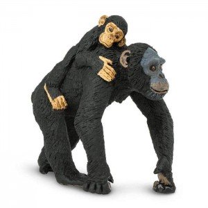 Шимпанзе с малюком Safari Ltd 295929 Шимпанзе с малюком Safari Ltd 295929
